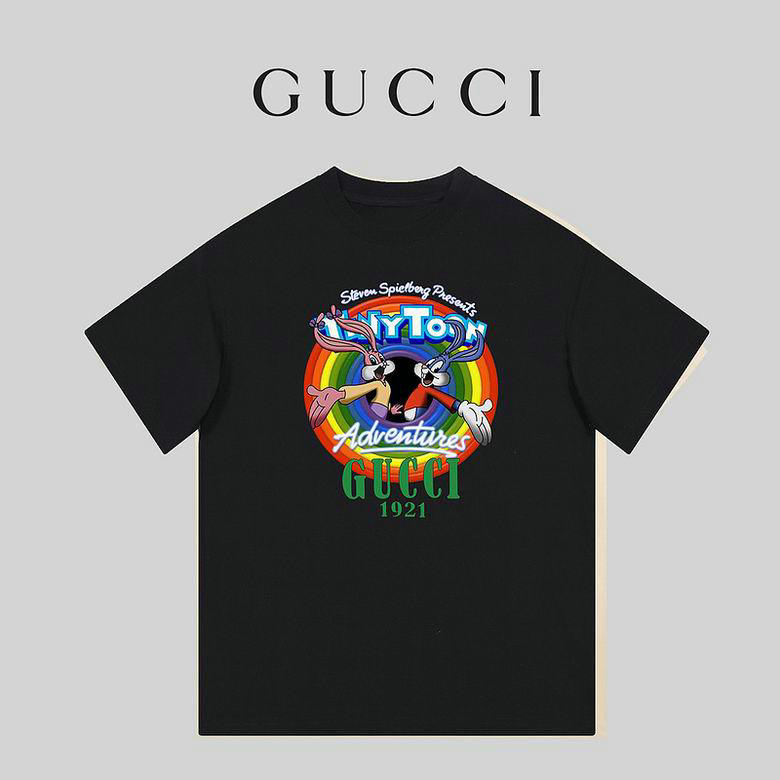 Wholesale Cheap G ucci Short Sleeve T Shirts for Sale