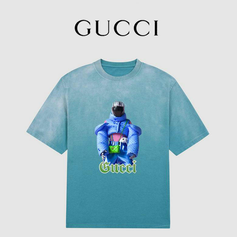 Wholesale Cheap G ucci Short Sleeve T Shirts for Sale