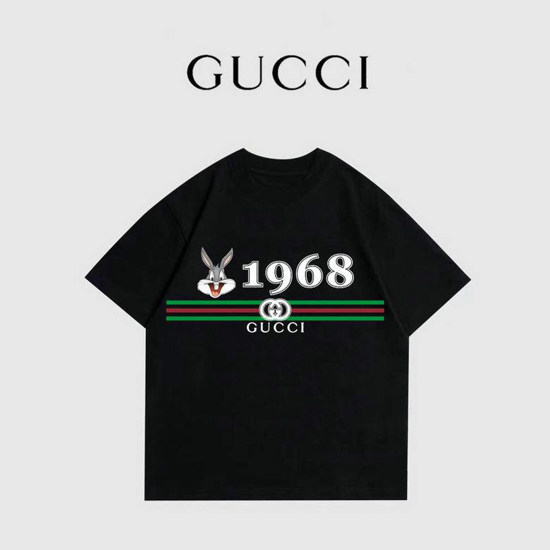 Wholesale Cheap G ucci Short Sleeve T Shirts for Sale
