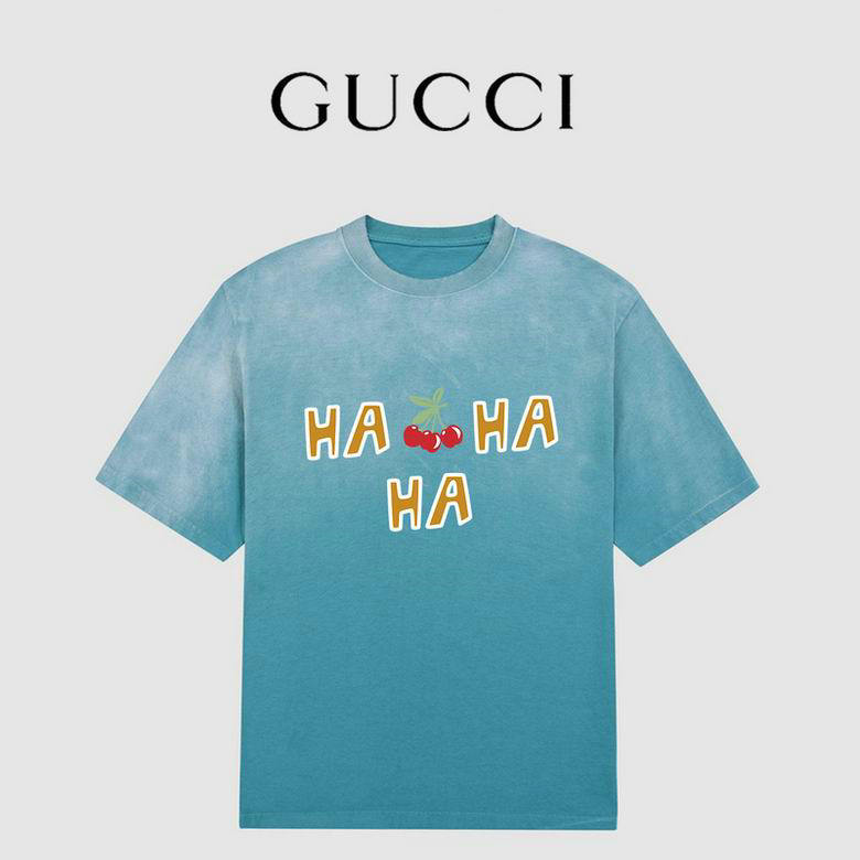 Wholesale Cheap G ucci Short Sleeve T Shirts for Sale