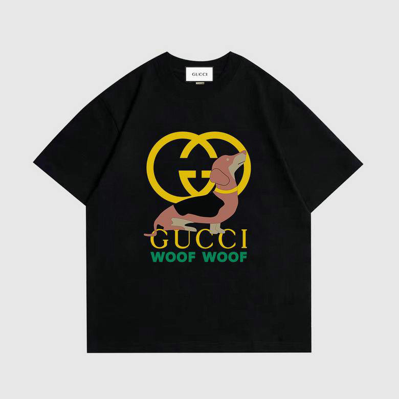 Wholesale Cheap G ucci Short Sleeve T Shirts for Sale