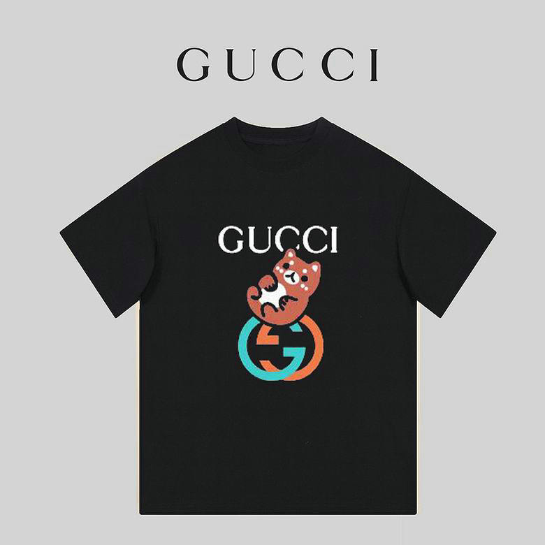Wholesale Cheap G ucci Short Sleeve T Shirts for Sale