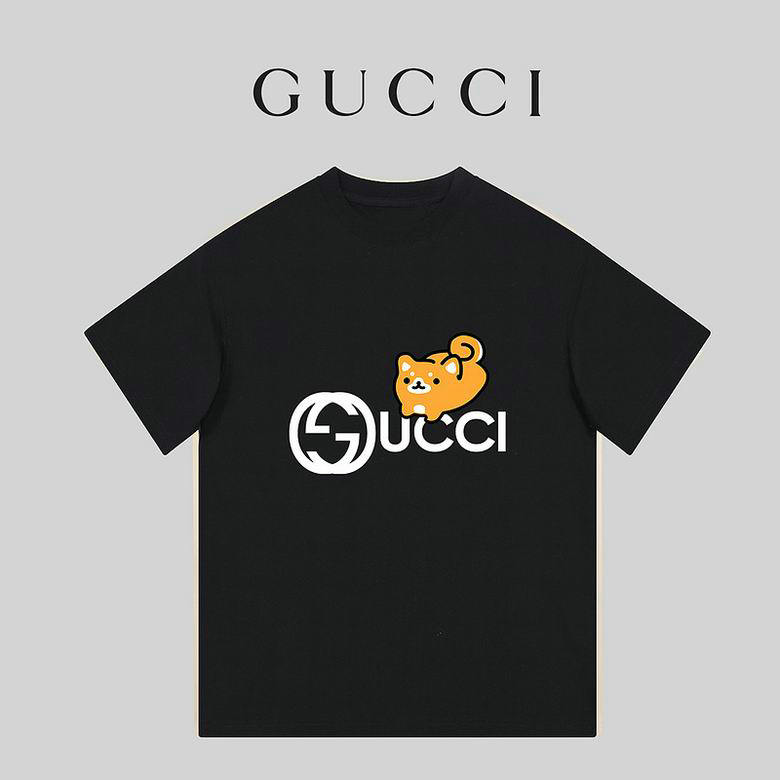 Wholesale Cheap G ucci Short Sleeve T Shirts for Sale