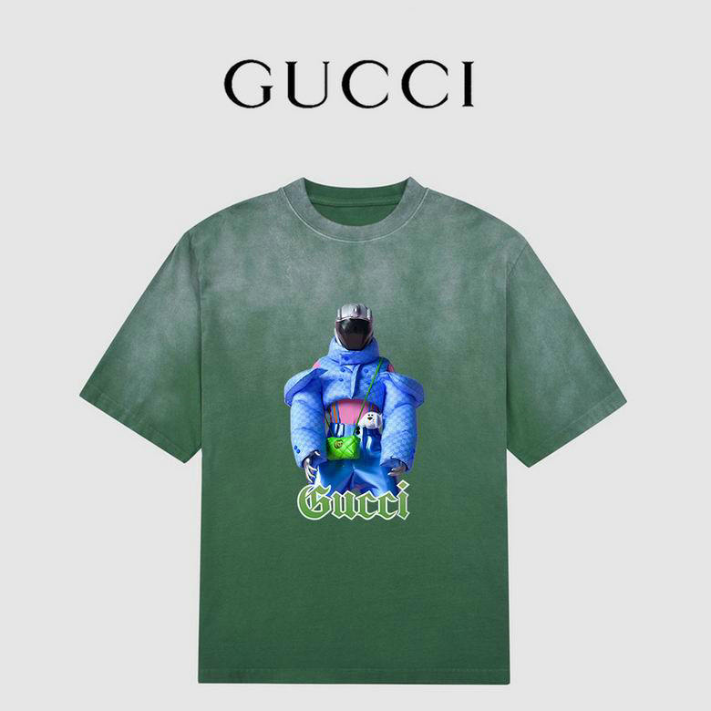 Wholesale Cheap G ucci Short Sleeve T Shirts for Sale