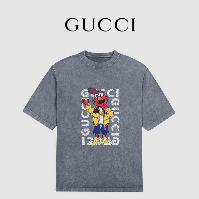 Wholesale Cheap G ucci Short Sleeve T Shirts for Sale