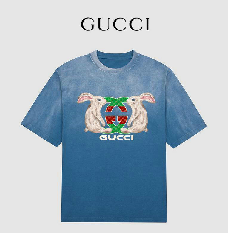 Wholesale Cheap G ucci Short Sleeve T Shirts for Sale