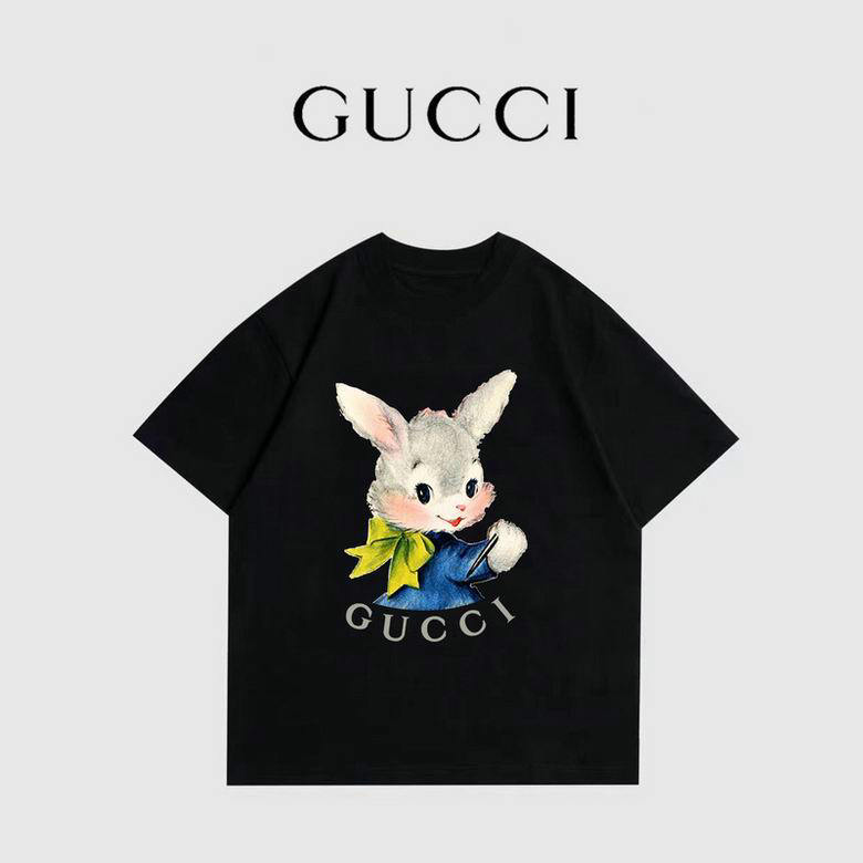 Wholesale Cheap G ucci Short Sleeve T Shirts for Sale