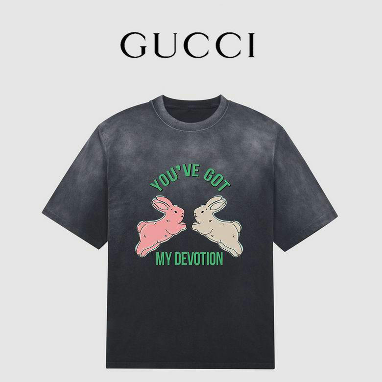 Wholesale Cheap G ucci Short Sleeve T Shirts for Sale