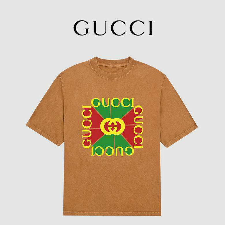 Wholesale Cheap G ucci Short Sleeve T Shirts for Sale