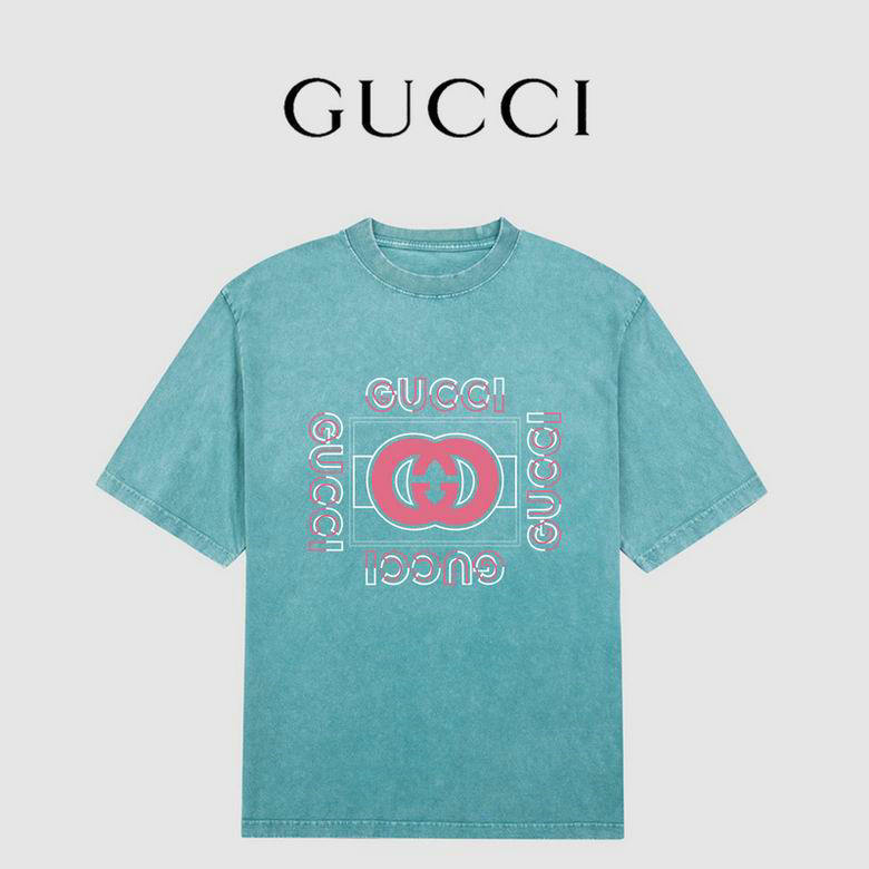 Wholesale Cheap G ucci Short Sleeve T Shirts for Sale