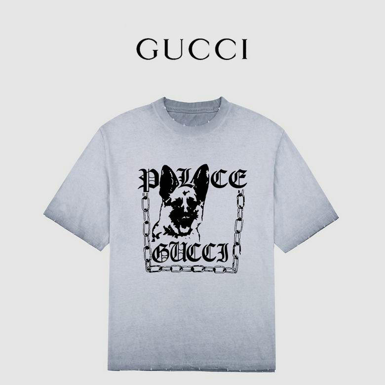 Wholesale Cheap G ucci Short Sleeve T Shirts for Sale
