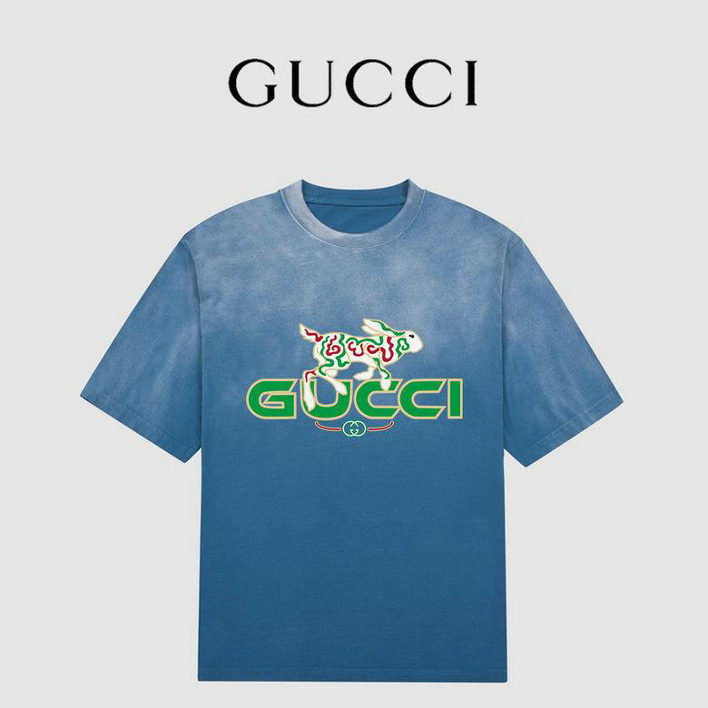 Wholesale Cheap G ucci Short Sleeve T Shirts for Sale