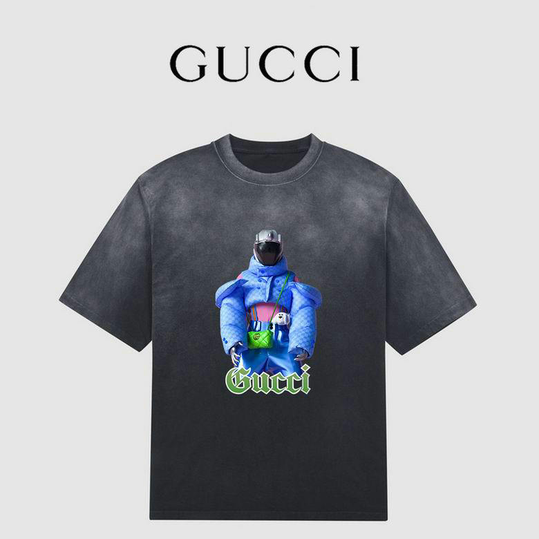 Wholesale Cheap G ucci Short Sleeve T Shirts for Sale