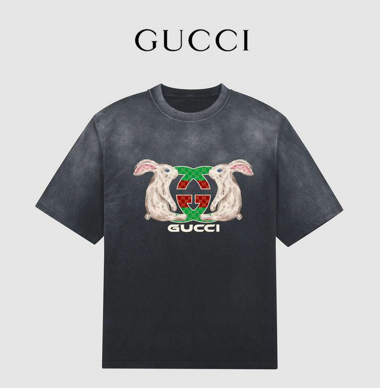 Wholesale Cheap G ucci Short Sleeve T Shirts for Sale