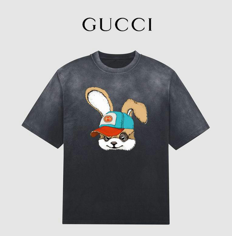 Wholesale Cheap G ucci Short Sleeve T Shirts for Sale