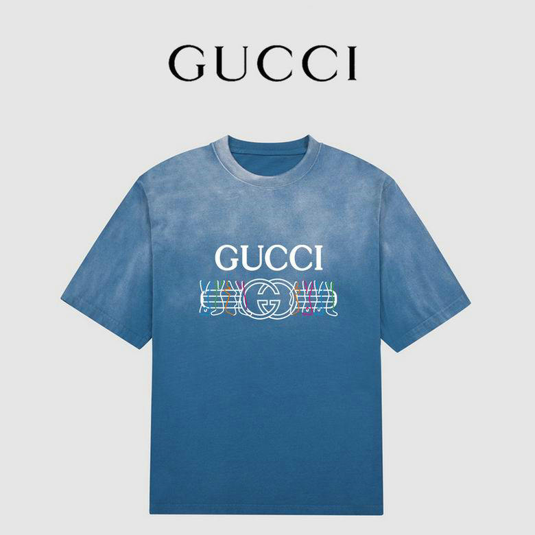 Wholesale Cheap G ucci Short Sleeve T Shirts for Sale