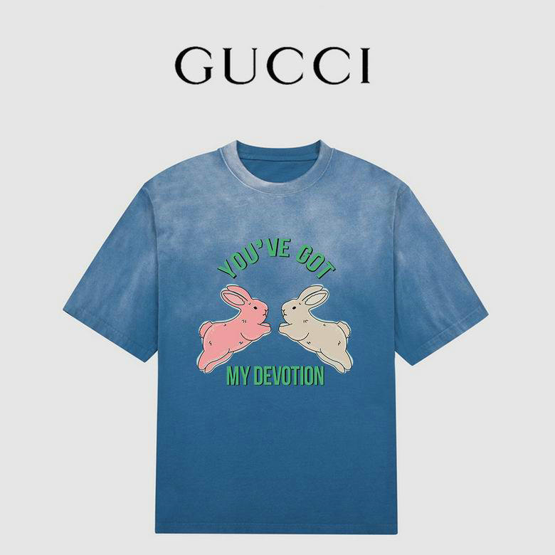 Wholesale Cheap G ucci Short Sleeve T Shirts for Sale