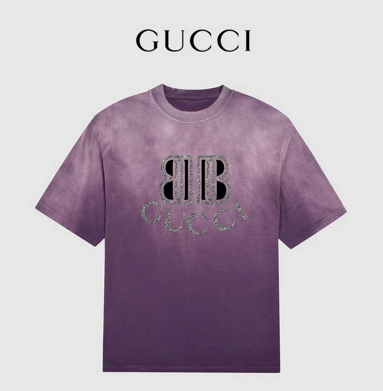 Wholesale Cheap G ucci Short Sleeve T Shirts for Sale