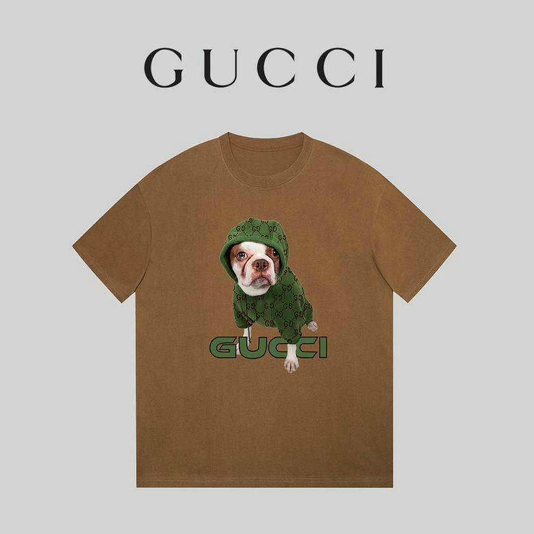 Wholesale Cheap G ucci Short Sleeve T Shirts for Sale