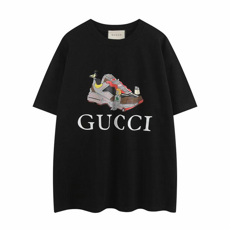 Wholesale Cheap G ucci Designer Short Sleeve T shirts for Sale