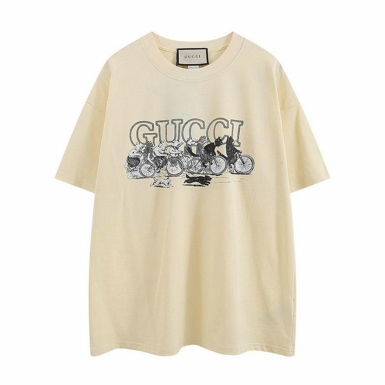 Wholesale Cheap G ucci Designer Short Sleeve T shirts for Sale