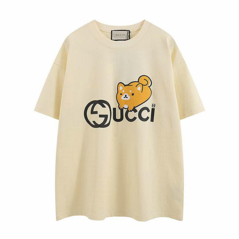 Wholesale Cheap G ucci Designer Short Sleeve T shirts for Sale