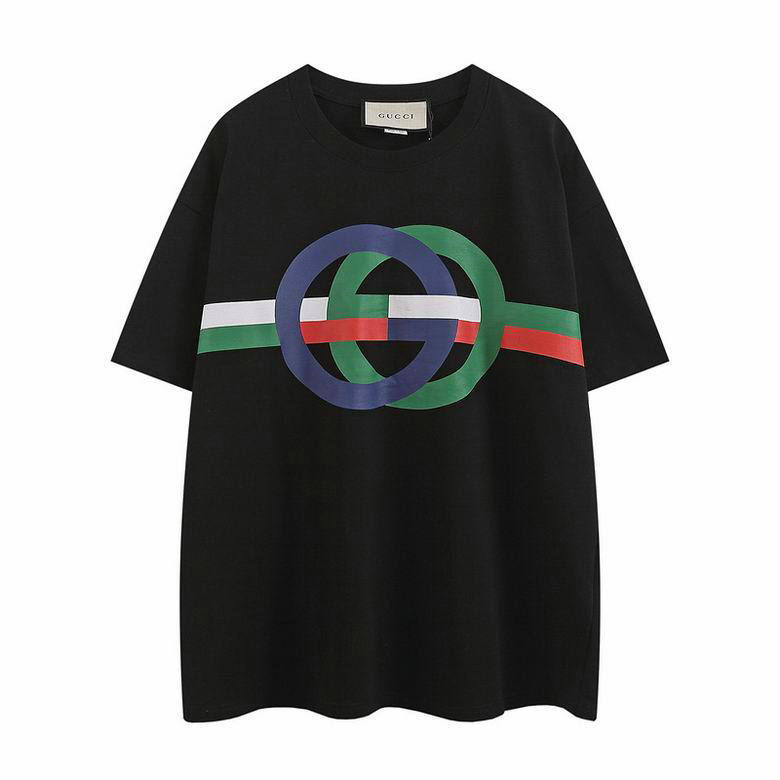 Wholesale Cheap G ucci Designer Short Sleeve T shirts for Sale