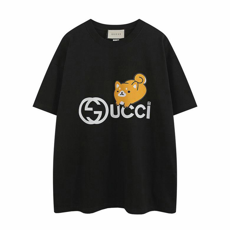 Wholesale Cheap G ucci Designer Short Sleeve T shirts for Sale
