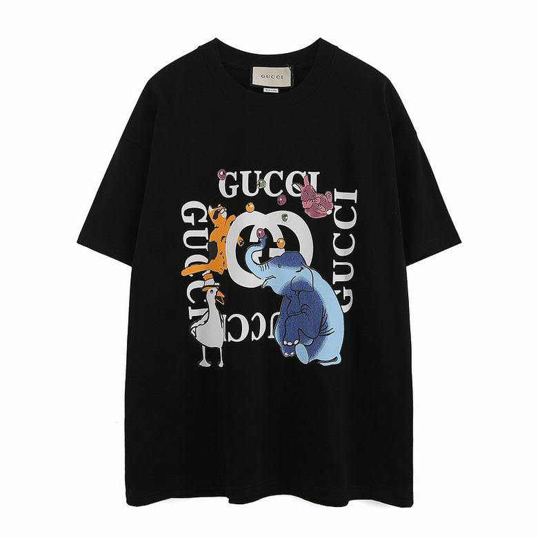Wholesale Cheap G ucci Designer Short Sleeve T shirts for Sale