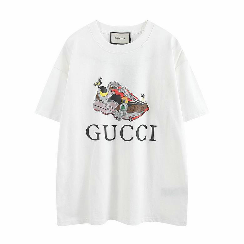 Wholesale Cheap G ucci Designer Short Sleeve T shirts for Sale