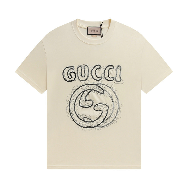 Wholesale Cheap G.ucci Women Short Sleeve Replica T Shirts for Sale