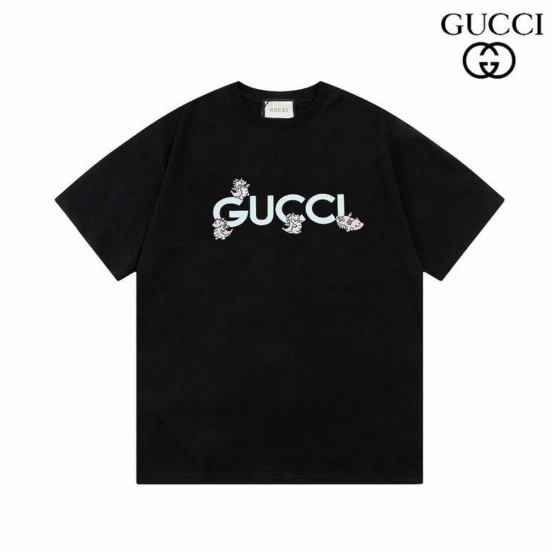 Wholesale Cheap G.ucci Short Sleeve women T Shirts for Sale