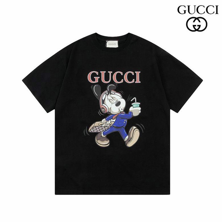 Wholesale Cheap G.ucci Short Sleeve women T Shirts for Sale
