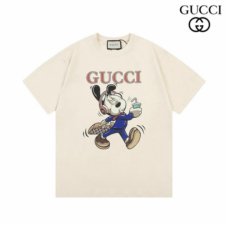 Wholesale Cheap G.ucci Short Sleeve women T Shirts for Sale