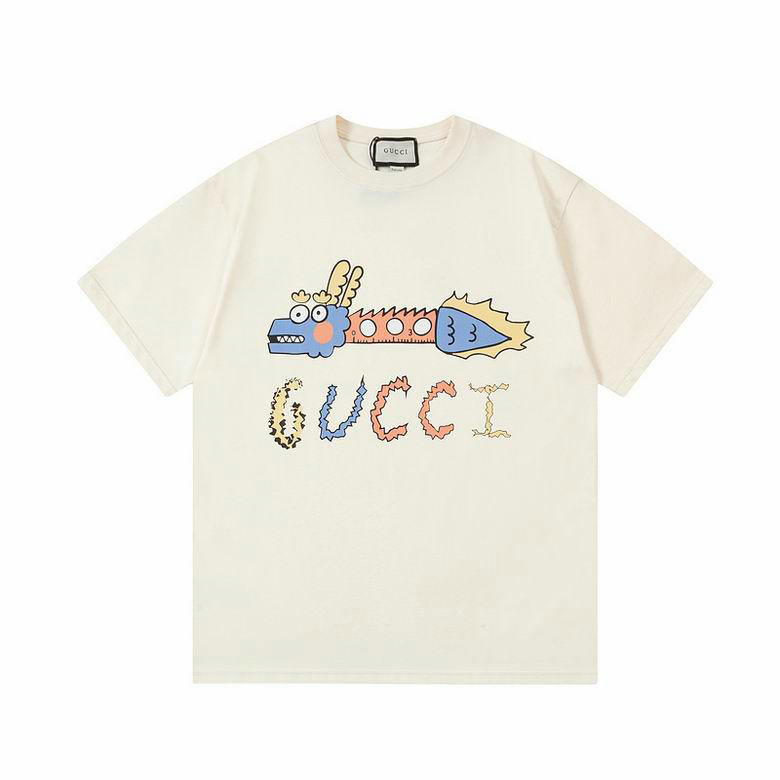 Wholesale Cheap G.ucci Short Sleeve women T Shirts for Sale