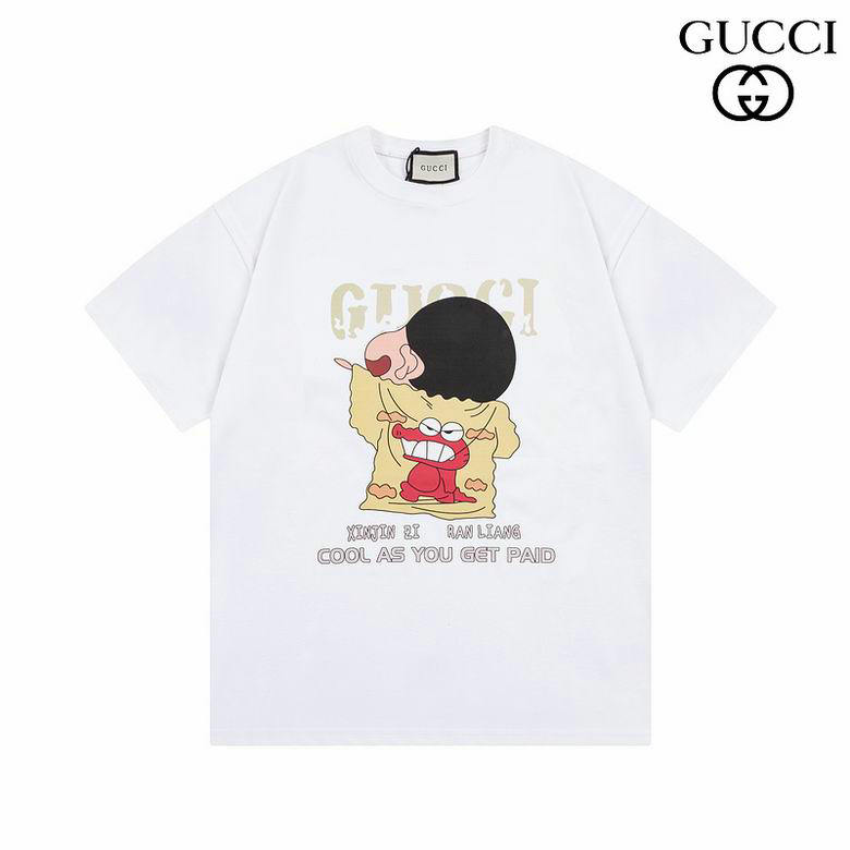 Wholesale Cheap G.ucci Short Sleeve women T Shirts for Sale