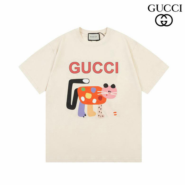 Wholesale Cheap G.ucci Short Sleeve women T Shirts for Sale