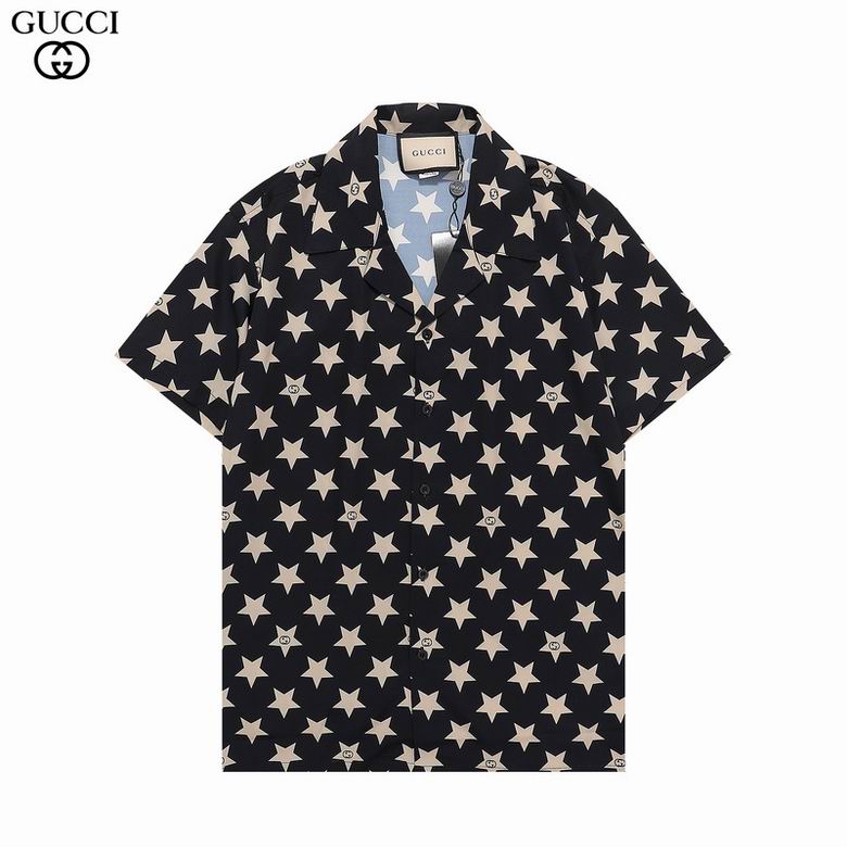 Wholesale Cheap G ucci Short Shirts for Sale