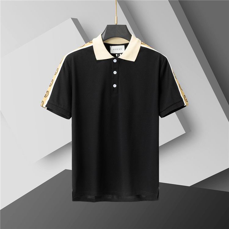 Wholesale High-quality G.ucci Short Sleeve Lapel Replica T-Shirts for sale