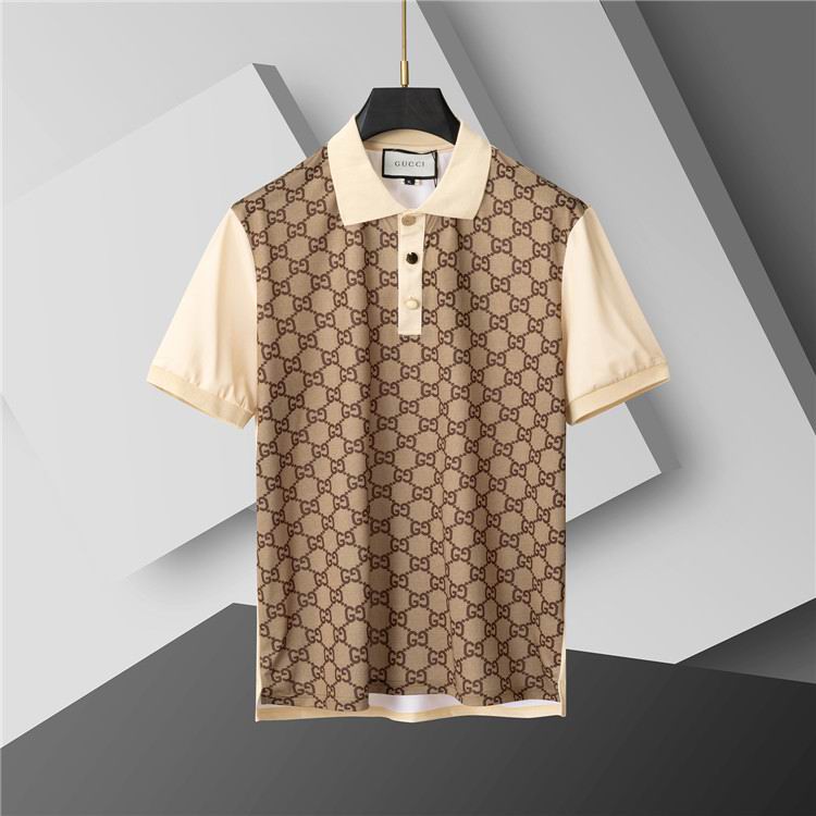 Wholesale High-quality G.ucci Short Sleeve Lapel Replica T-Shirts for sale