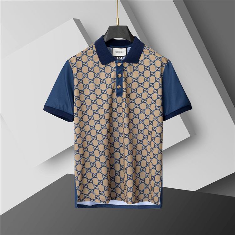 Wholesale High-quality G.ucci Short Sleeve Lapel Replica T-Shirts for sale