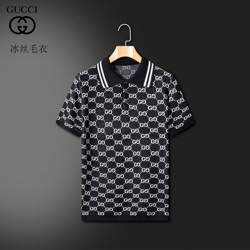 Wholesale High-quality G.ucci Short Sleeve Lapel Replica T-Shirts for sale