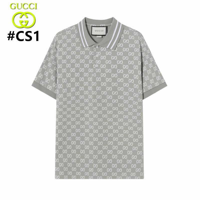 Wholesale High-quality G.ucci Short Sleeve Lapel Replica T-Shirts for sale