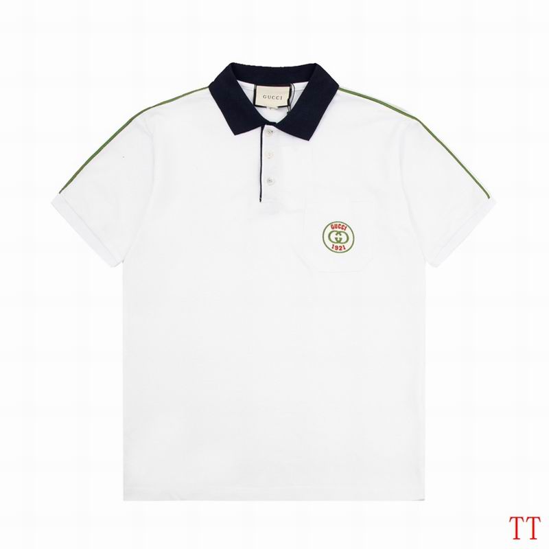 Wholesale High-quality G.ucci Short Sleeve Lapel Replica T-Shirts for sale