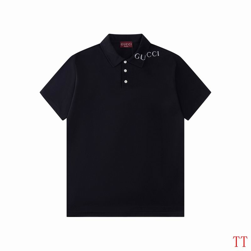 Wholesale High-quality G.ucci Short Sleeve Lapel Replica T-Shirts for sale