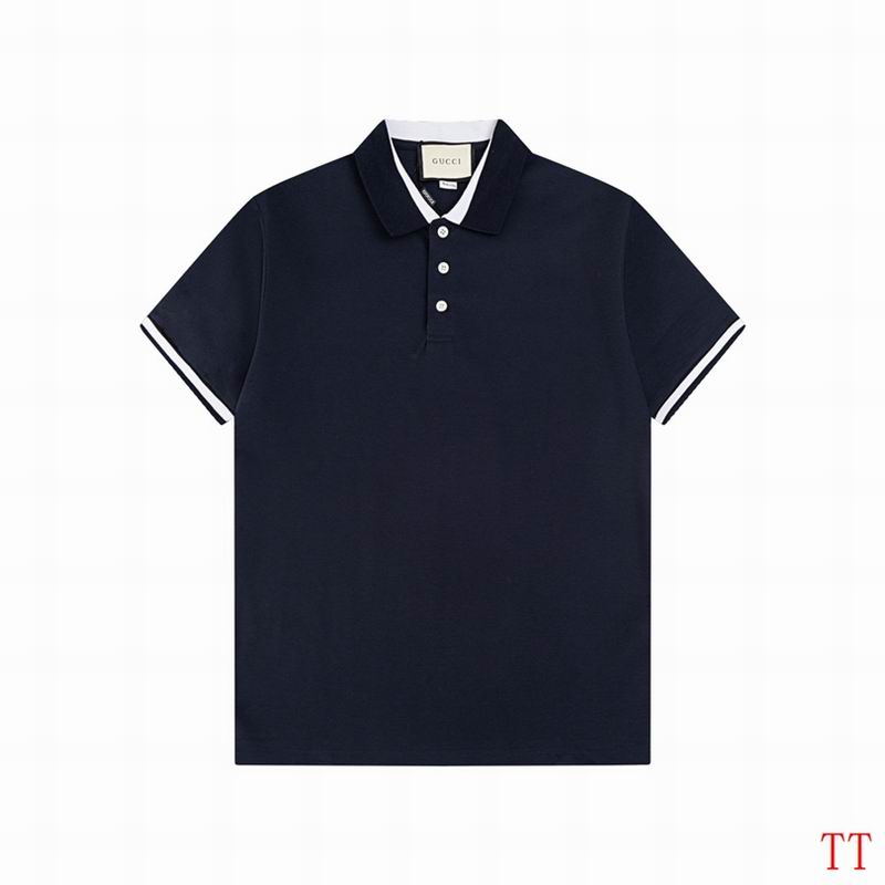 Wholesale High-quality G.ucci Short Sleeve Lapel Replica T-Shirts for sale