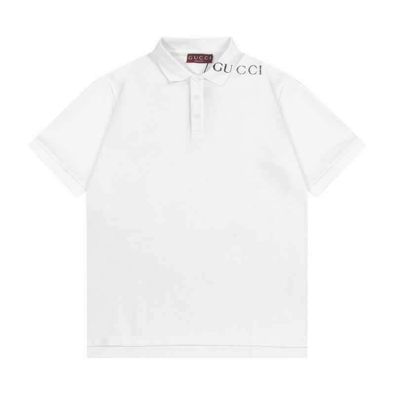 Wholesale High-quality G.ucci Short Sleeve Lapel Replica T-Shirts for sale