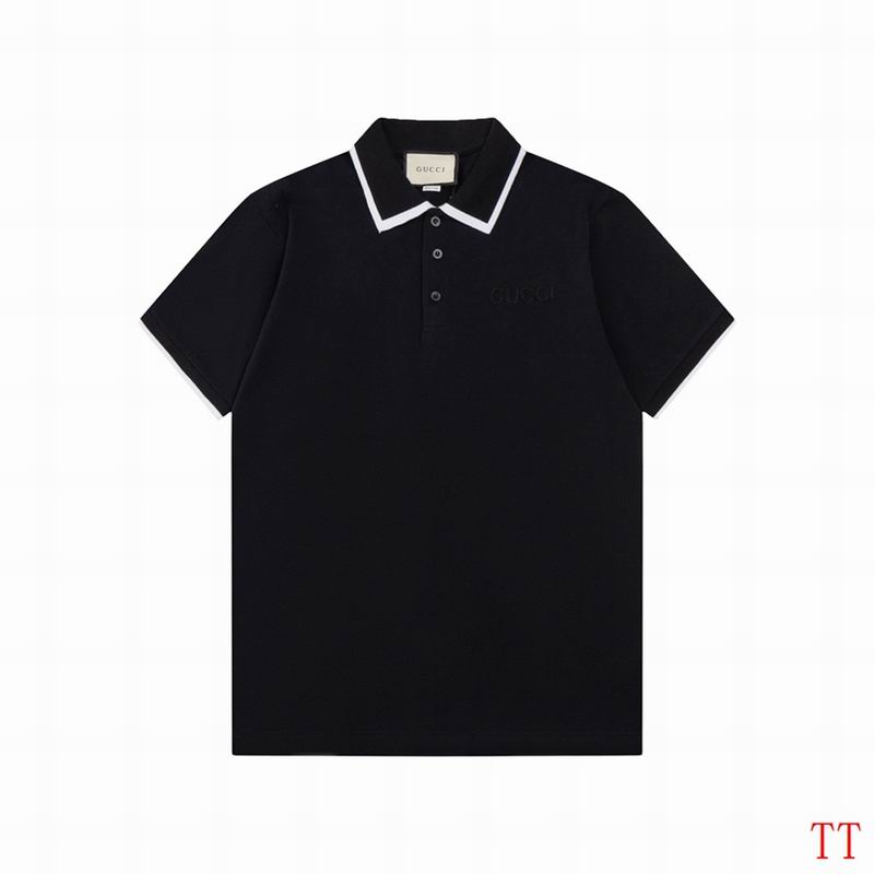 Wholesale High-quality G.ucci Short Sleeve Lapel Replica T-Shirts for sale