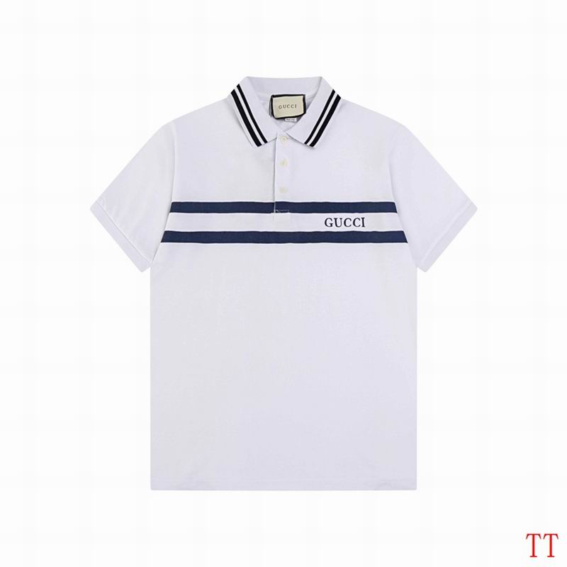 Wholesale High-quality G.ucci Short Sleeve Lapel Replica T-Shirts for sale