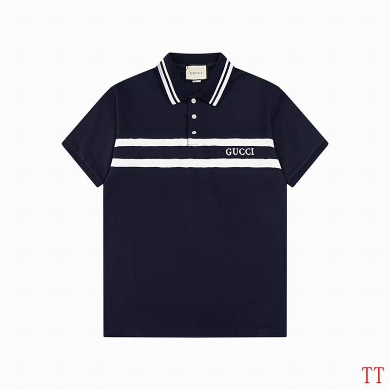 Wholesale High-quality G.ucci Short Sleeve Lapel Replica T-Shirts for sale